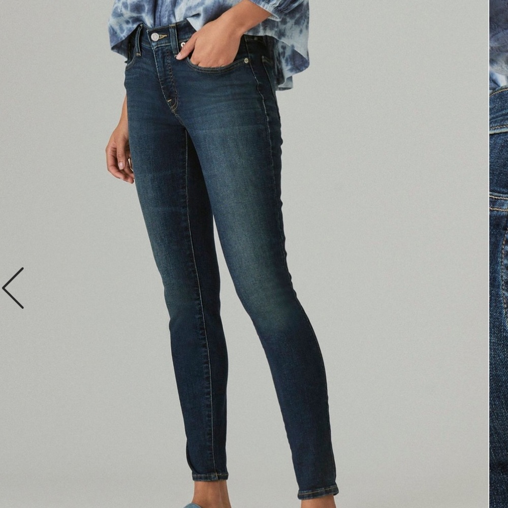 Ava super skinny lucky brand jeans